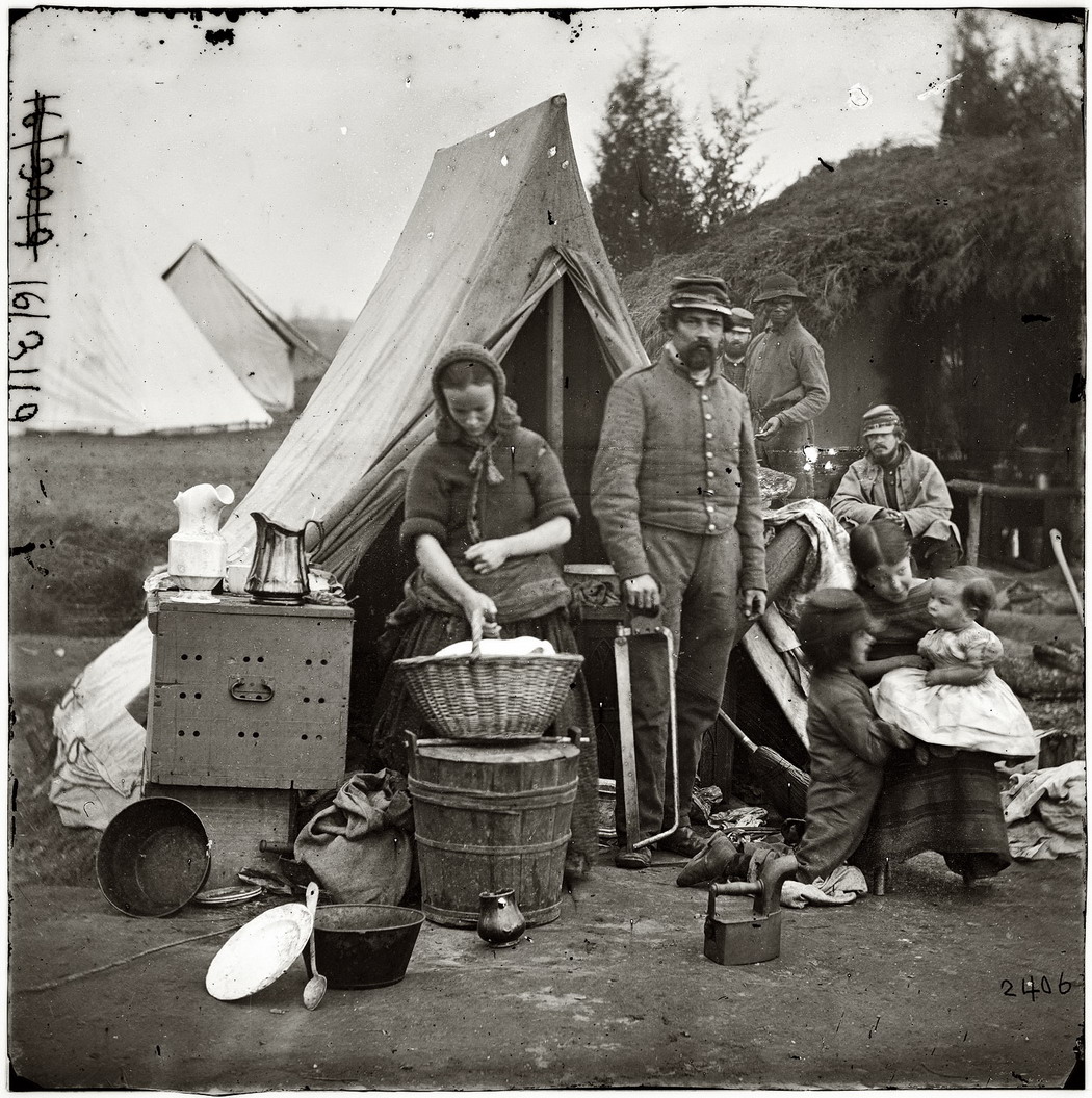 Военный лагерь Civil War USA